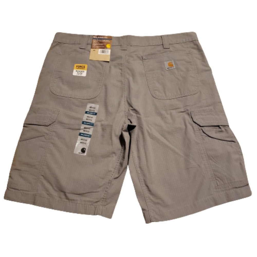 Carhartt Force Broxton Cargo Shorts Rugged Flex Gray Summer | Men's 40 Brand New
